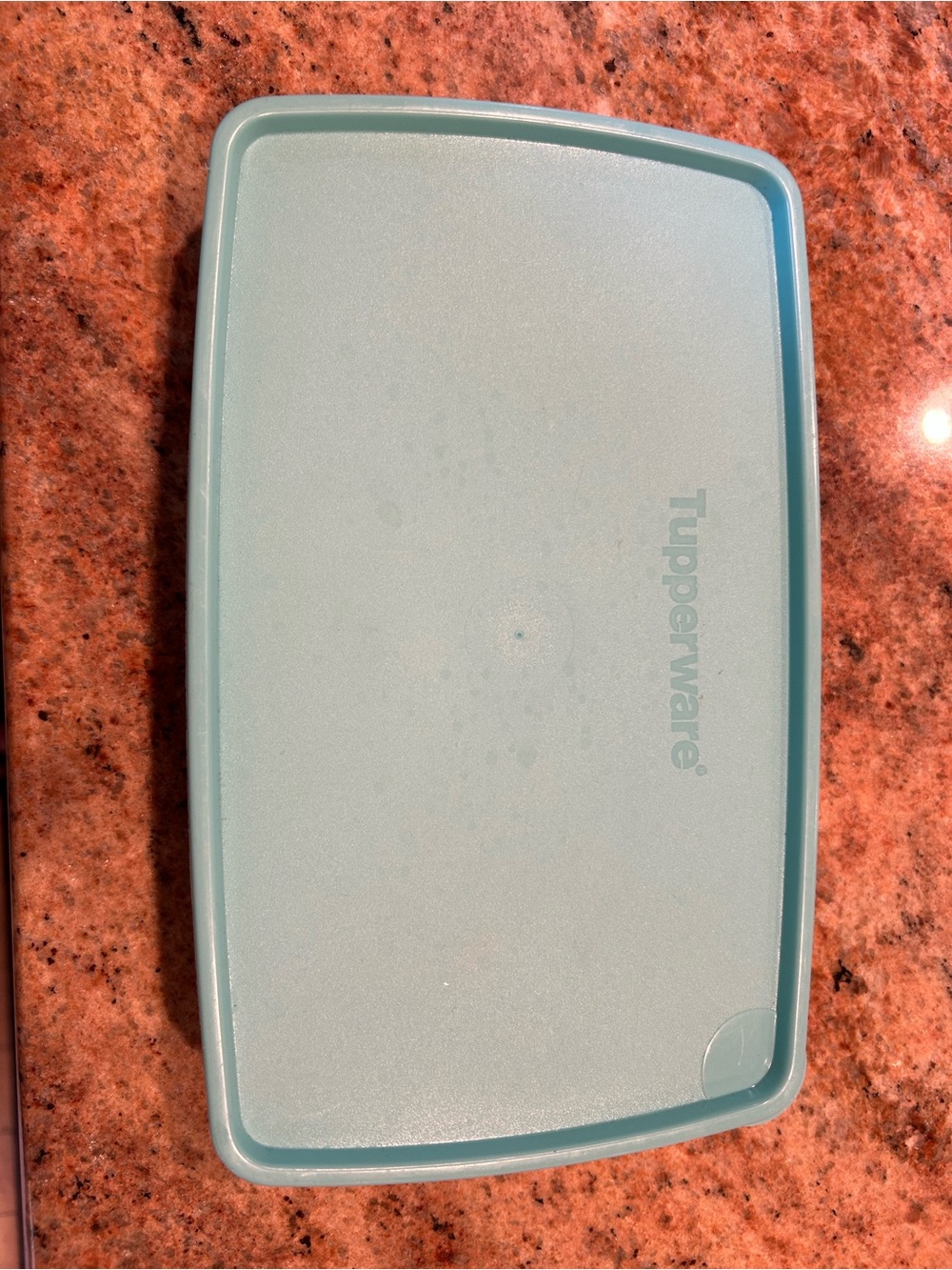 Tupperware “Freeze It” 2.5 cup Aquamarine Lid & Snowflake Sheer container 5552-A - Picture 2 of 6
